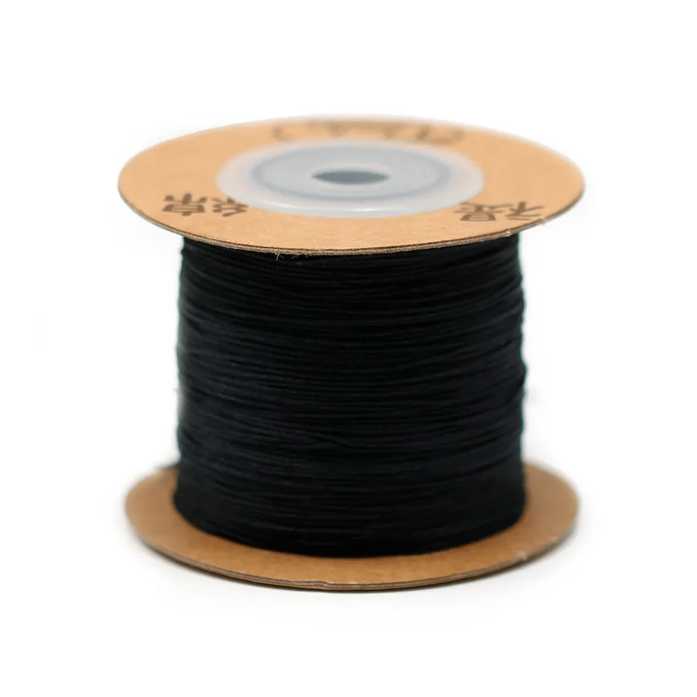 Fil polyester noir 0.5 mm x 5 m