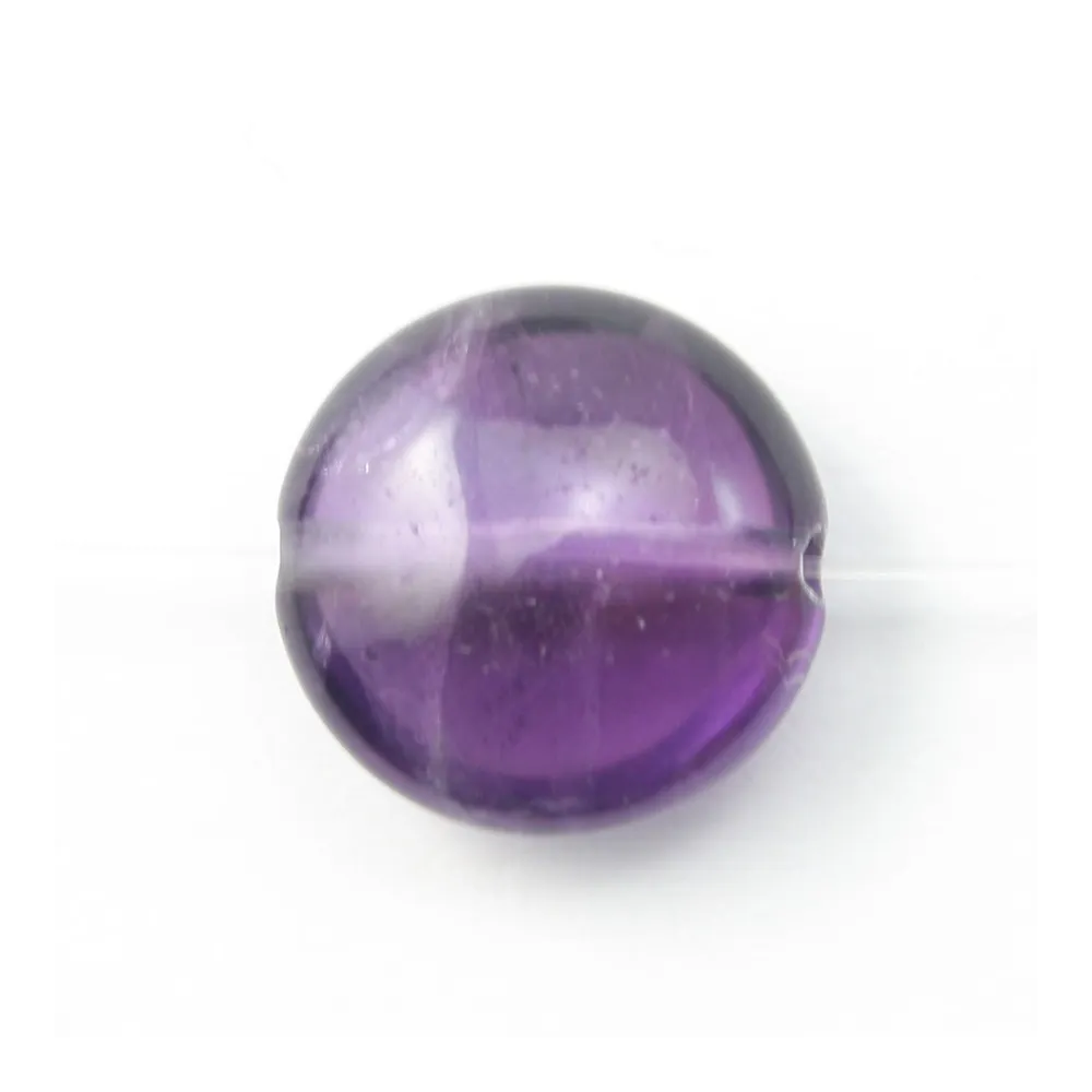 Améthyste Ronde Plate 8mm x 10 st