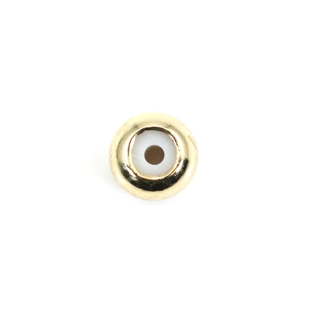 Stopper plaqué flash or 6mm 