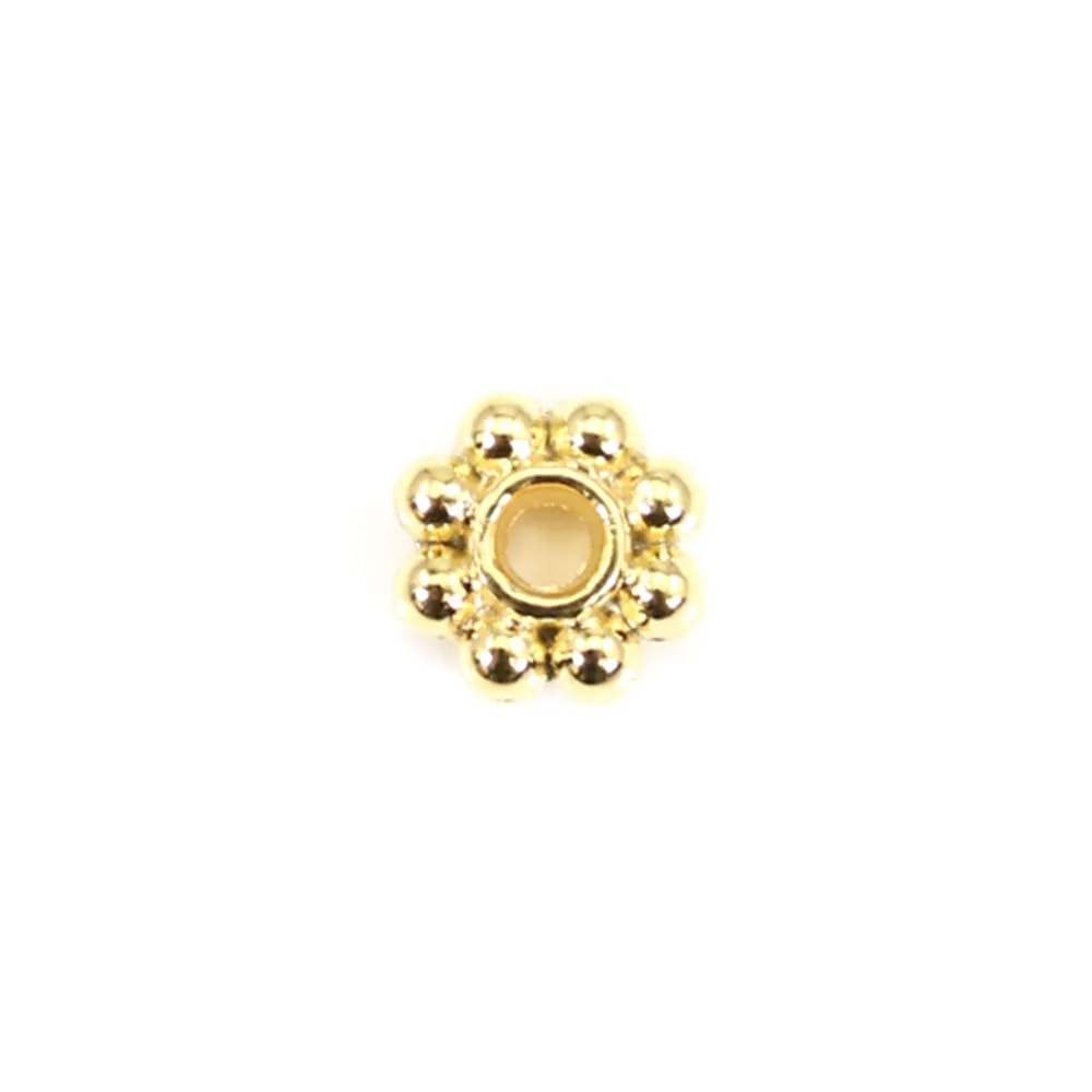 Intercalaire Plaquée par "flash" or sur laiton 5mm x 5pcs