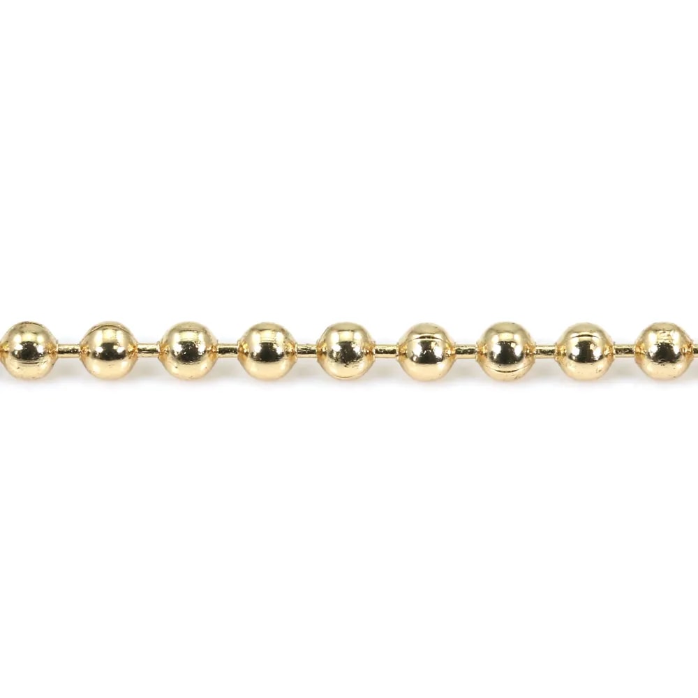 Chaîne doré à bille 2mm x 1M