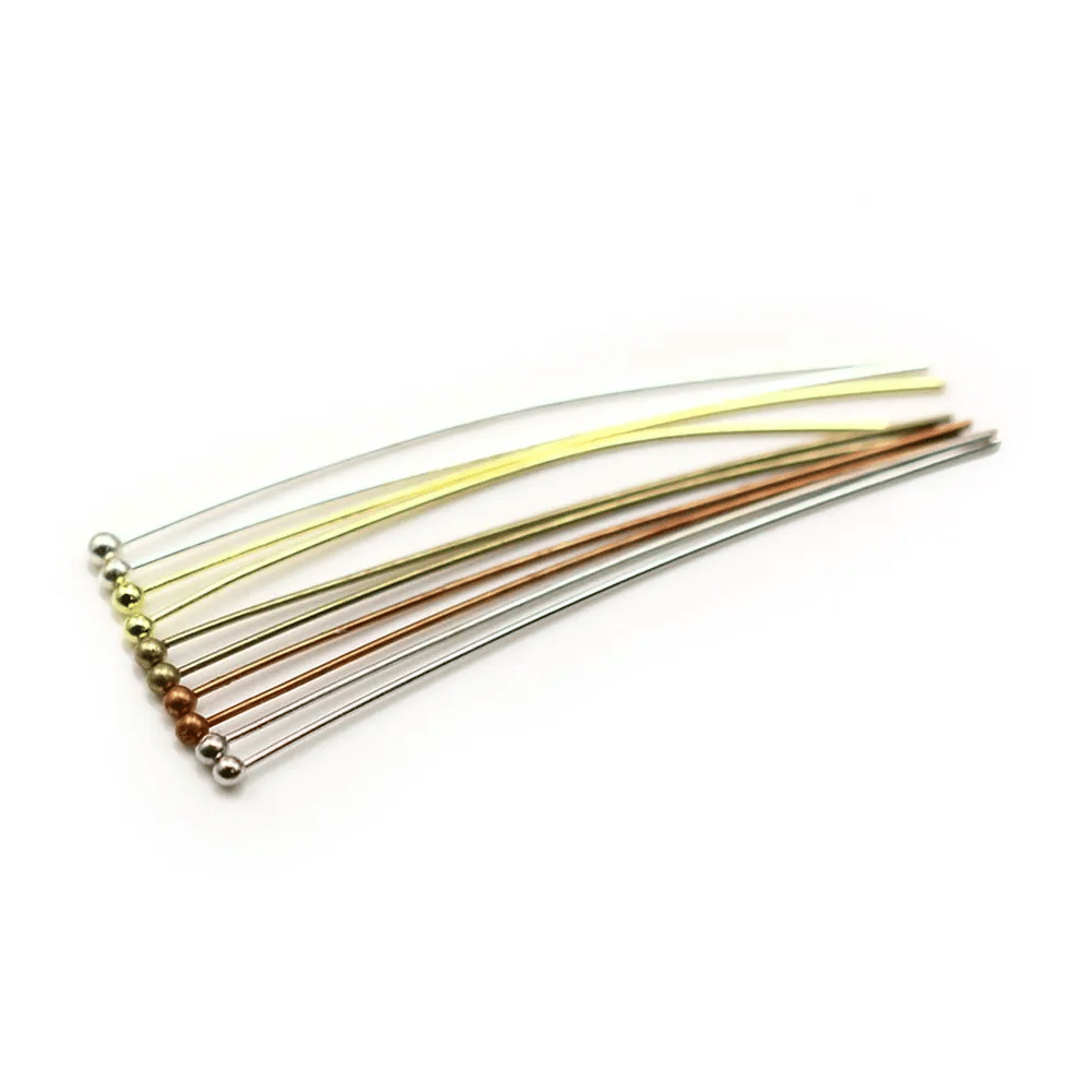 Nail on metal, in round ball head shaped, 0.6 * 60mm x 200pcs
