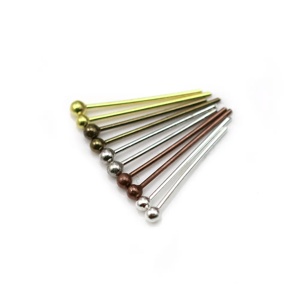 Clou tête boule ronde 0.6x20mm x 200pcs
