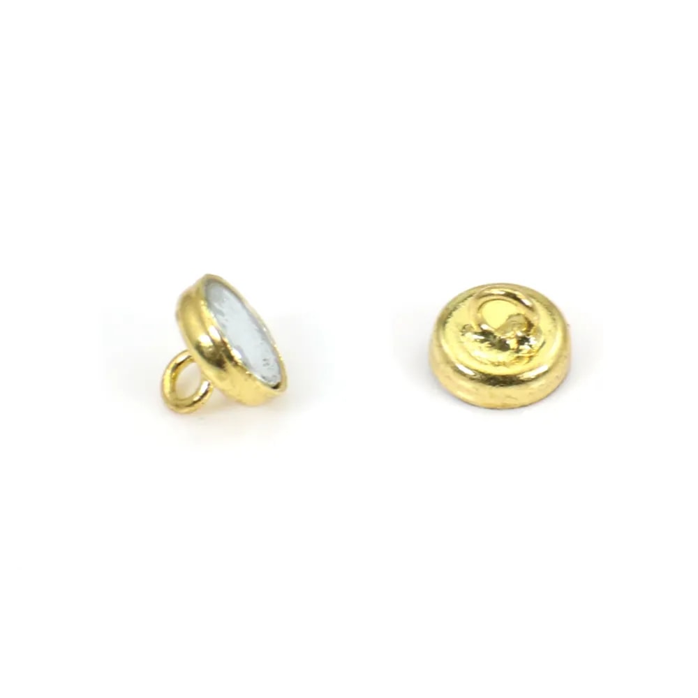 Old silver plated magnetic clasp 6mm x10pcs