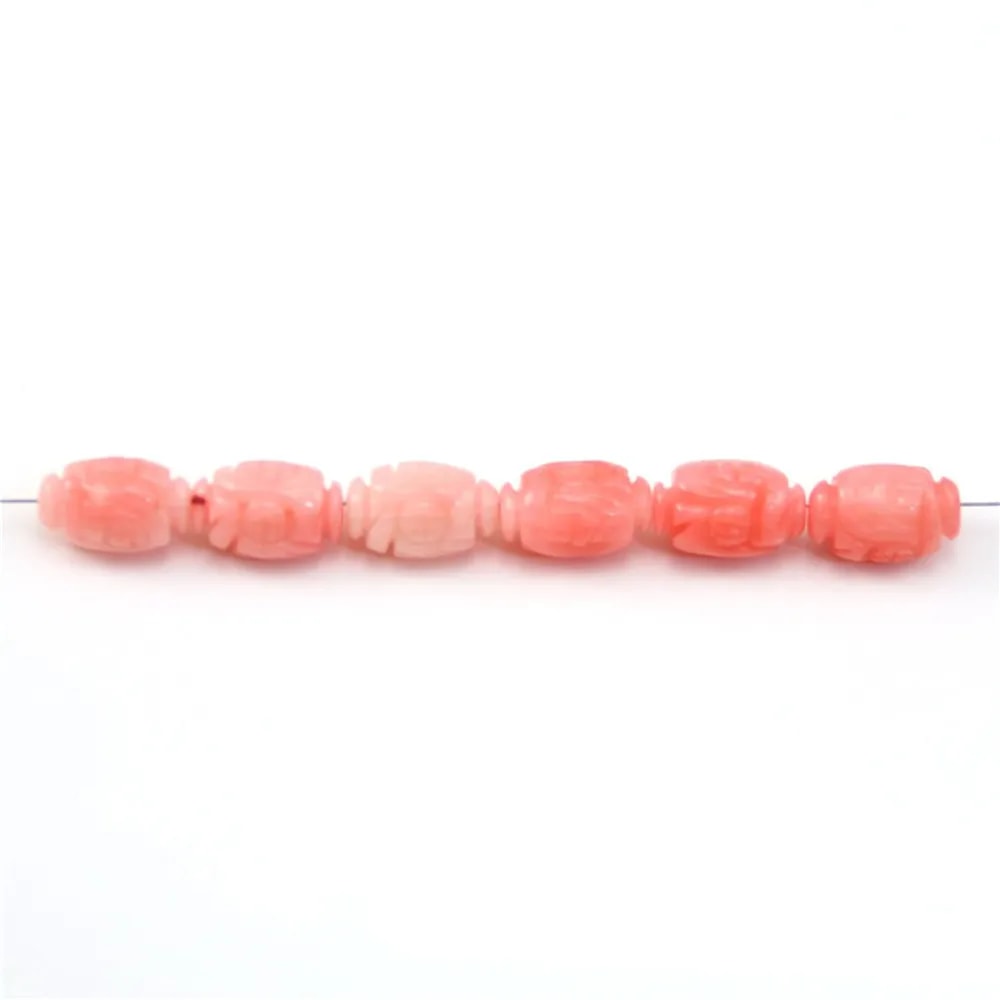 Sculpt Cask Colored Sea Bamboo 7x11mm x 2pcs