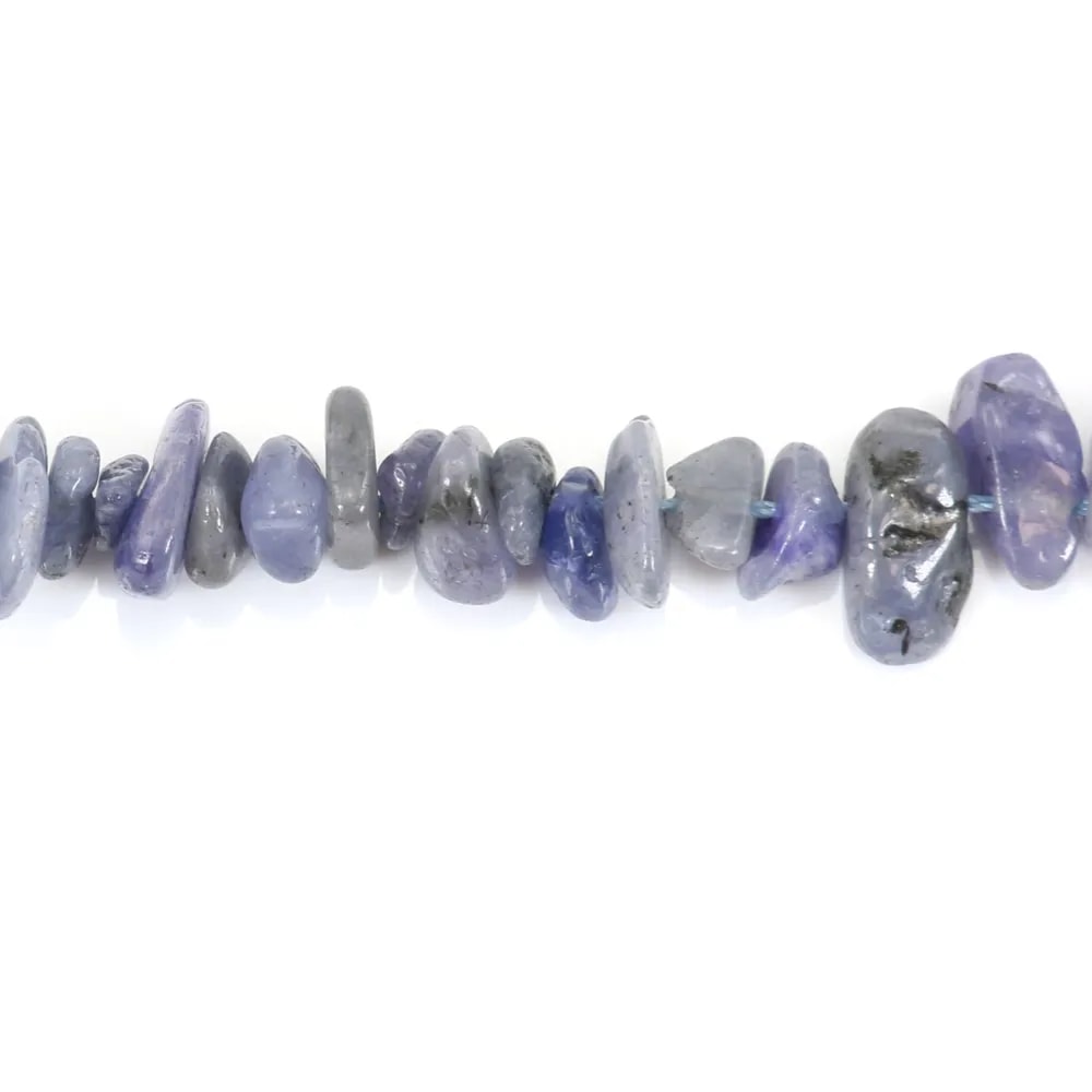 Tanzanite en forme chips x 80cm