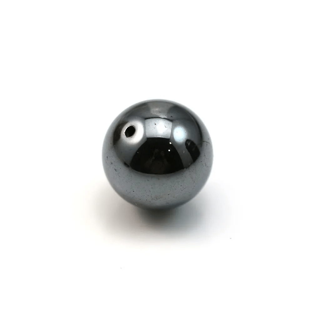 Hématite semi-percé 8mm x 2pcs