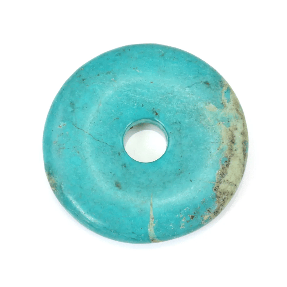 Donut Turquoise naturelle 50mm x 1pc