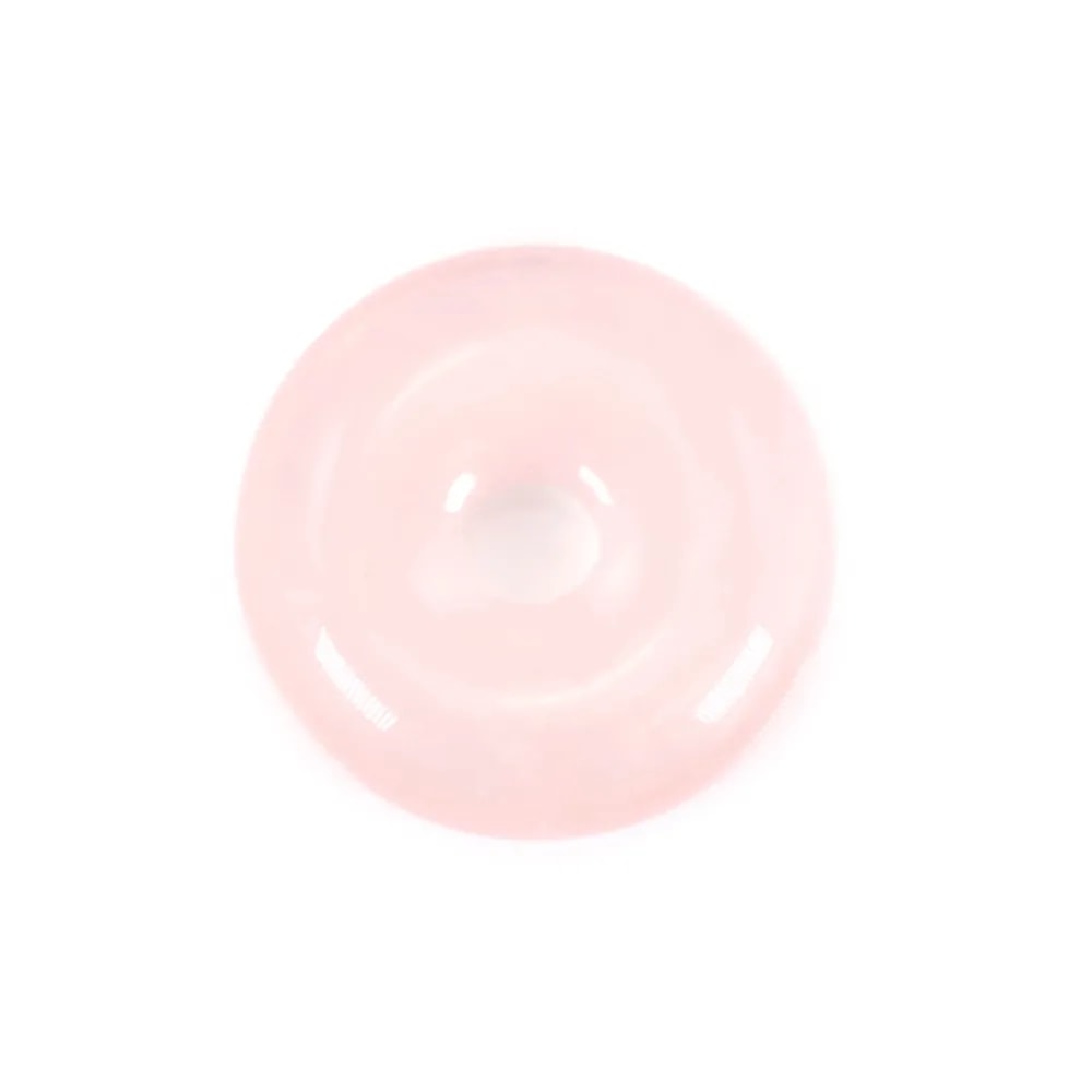 Donut Quartz Rose 14mm x 1pc