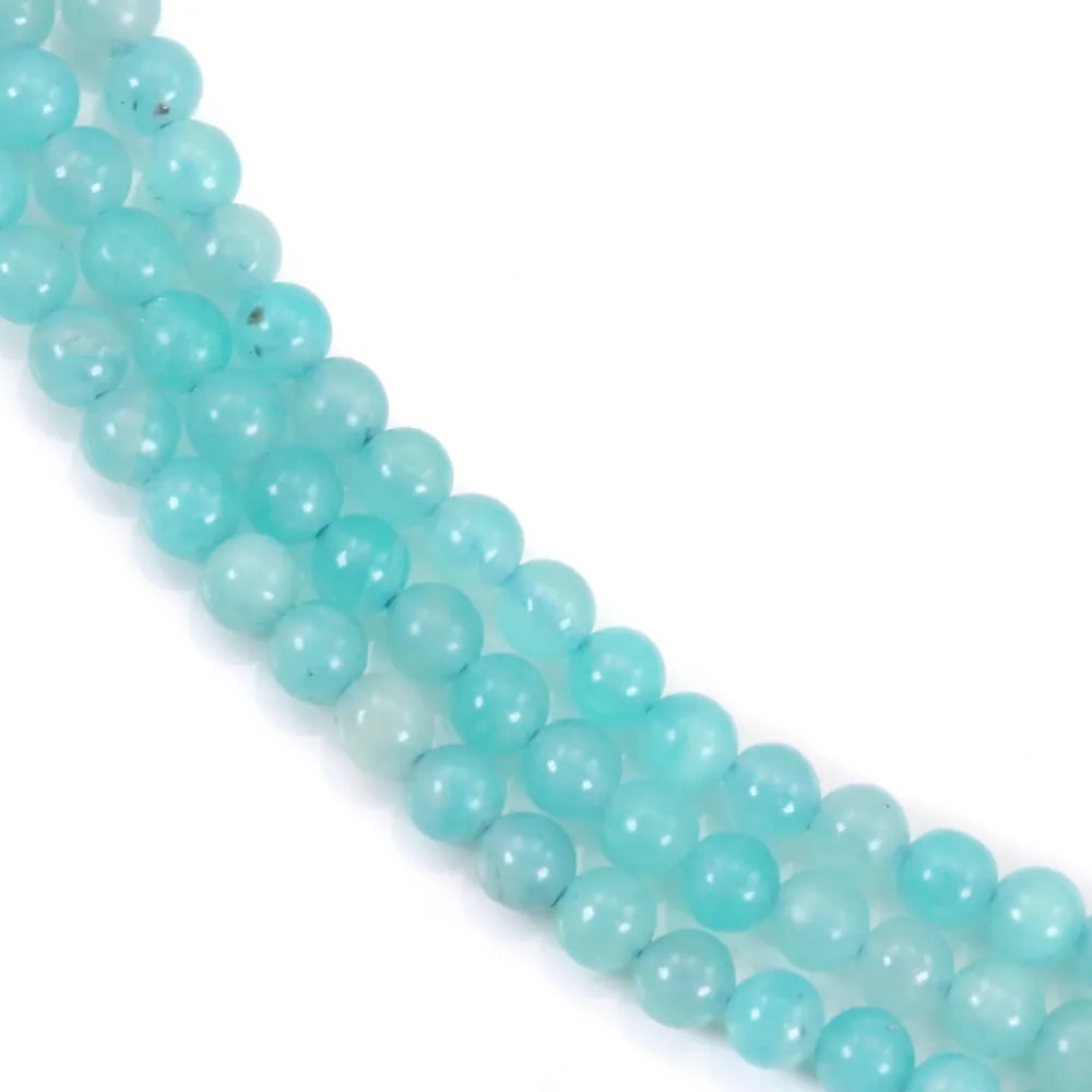 Amazonite du Pérou 4mm x 39cm