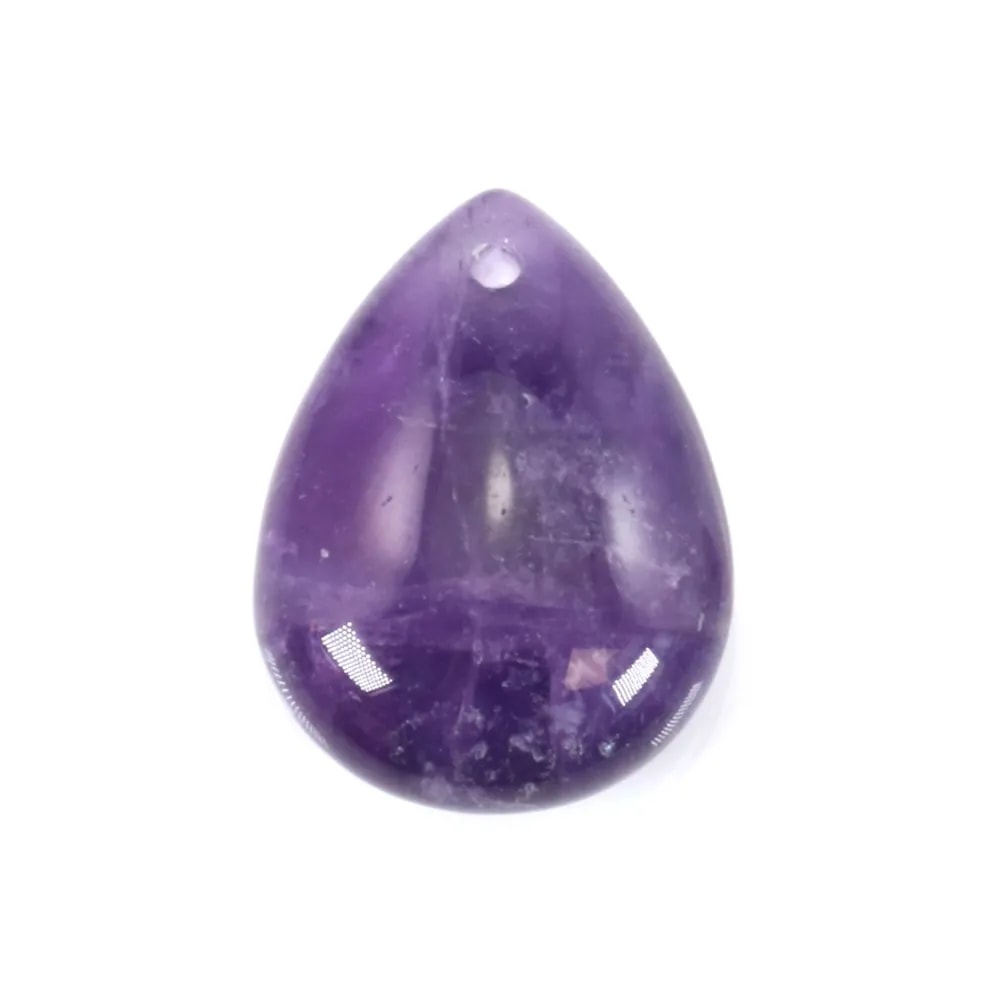 Améthyste Goutte Plate 12.5x17.5mm x 1PC