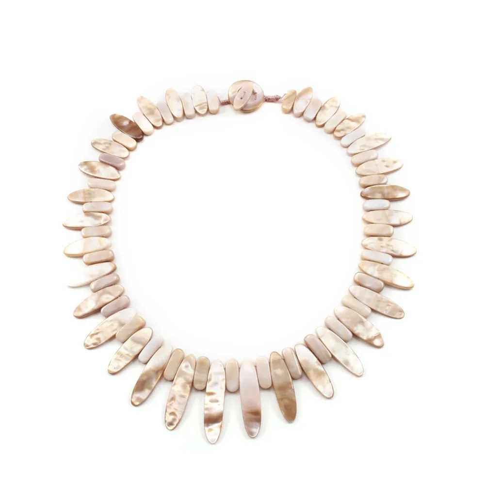 Simple Necklace Pink Nacre