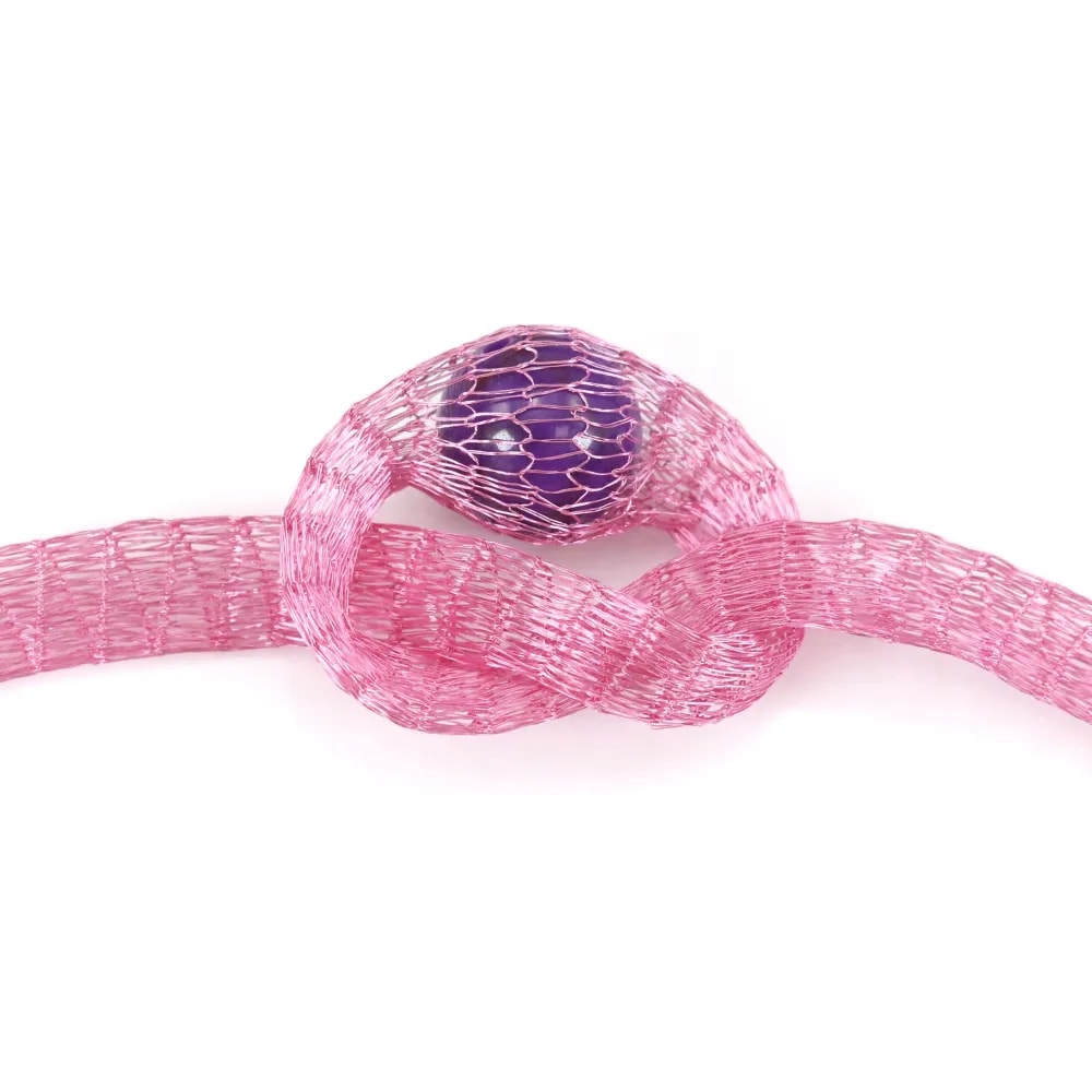 Résille tubulaire 6mm rose x 91.4cm