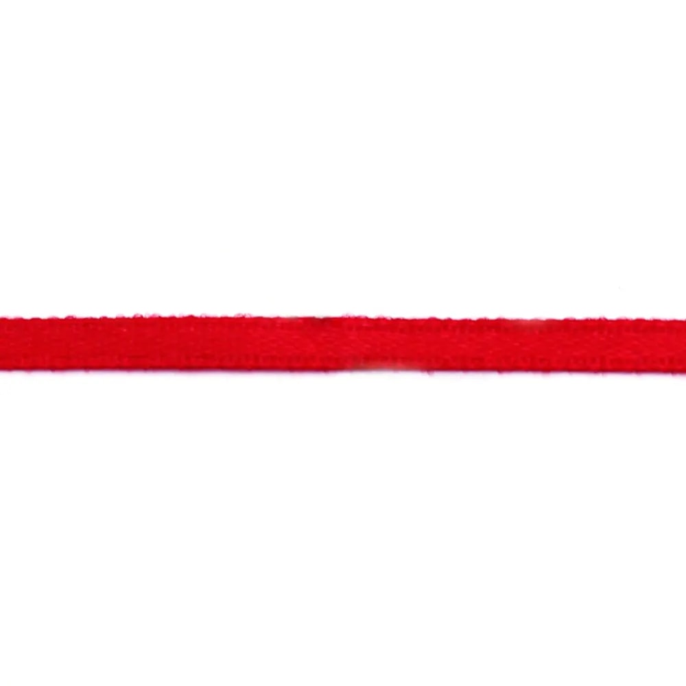 Fil polyester Double face satin rouge 3 mm x 5 m