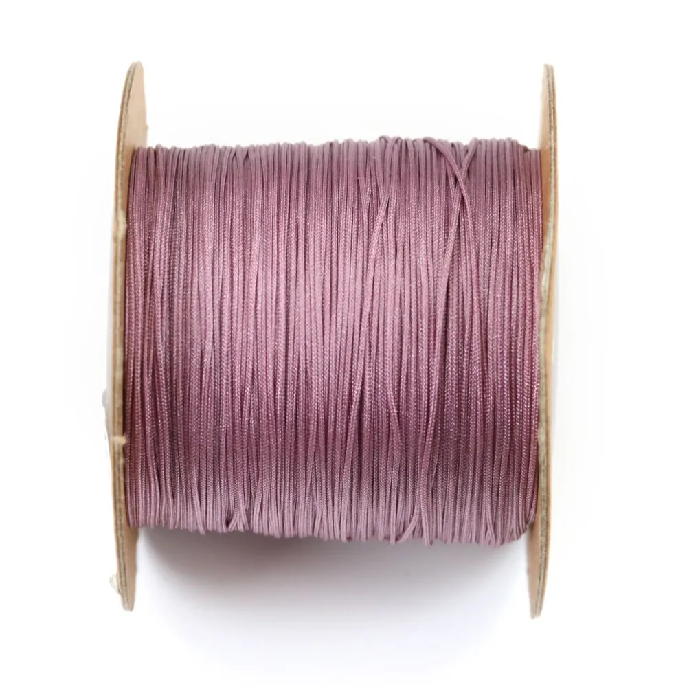 Fil polyester rose balais 0.5 mm x 180m