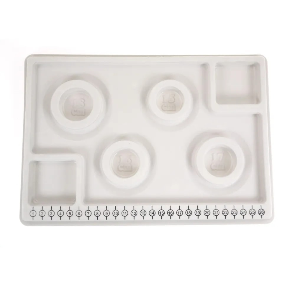 Bandeja de montaje de pulseras 20x29cm x 1ud