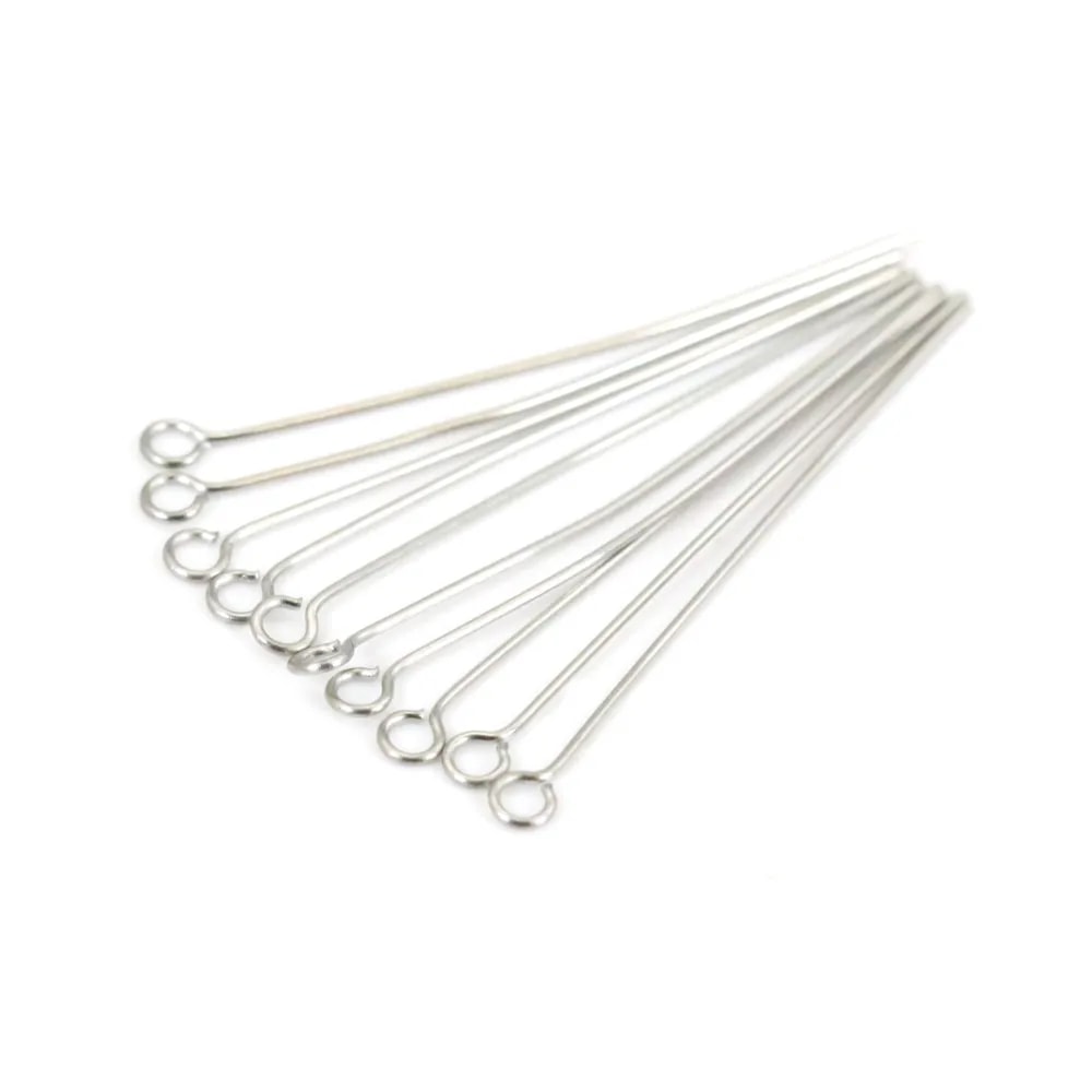 Clou tête anneau 40x0.6mm Acier Inox 304 x 20pcs