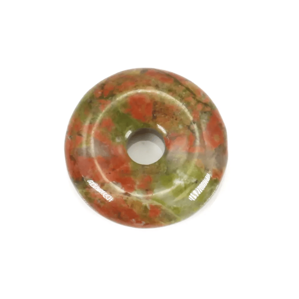 Donut Unakite 20mm x 1pc