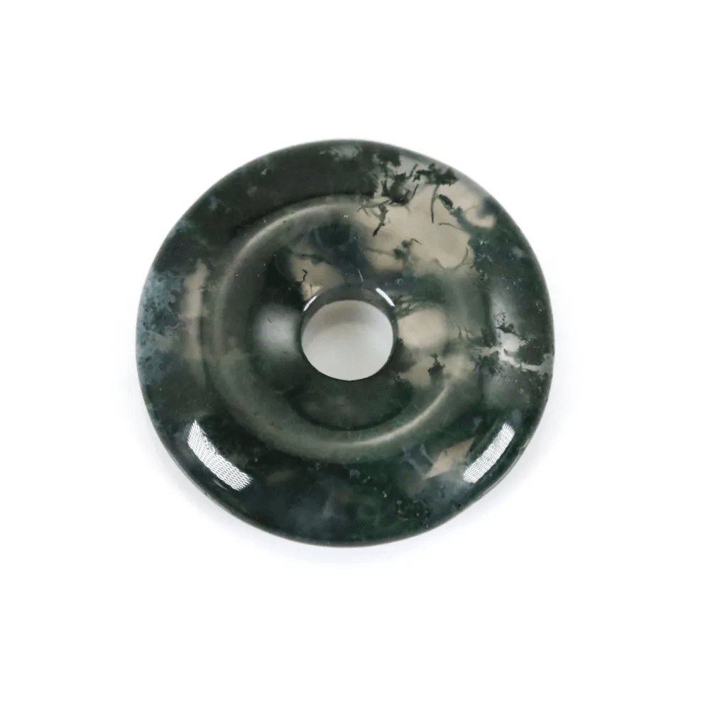 Donut Agate Mousse 14mm x 1pc