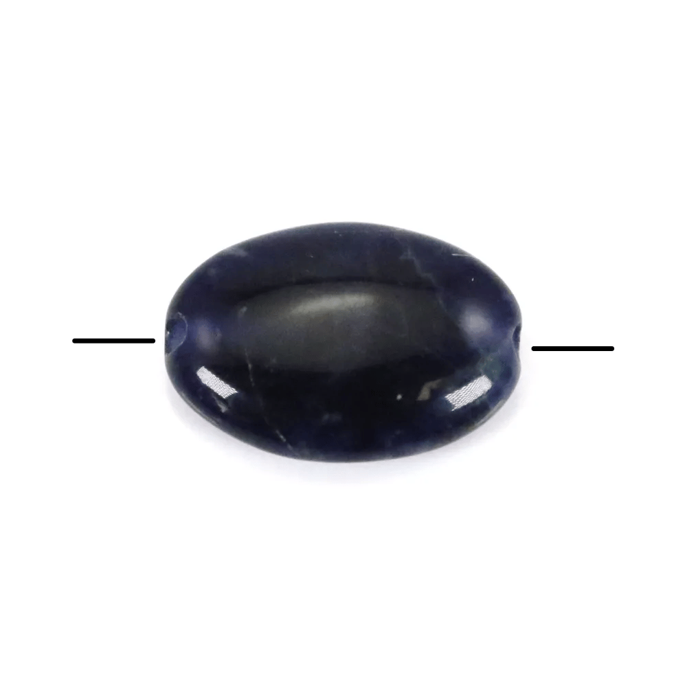 Sodalite goutte plate 20x15mm x 40cm (20pcs)