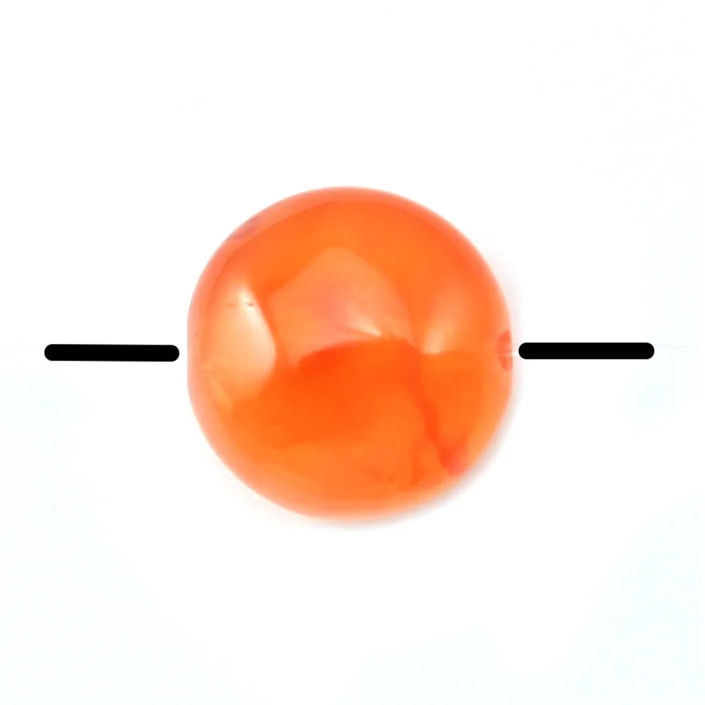 Cornelian Round 4mm x 20 pcs