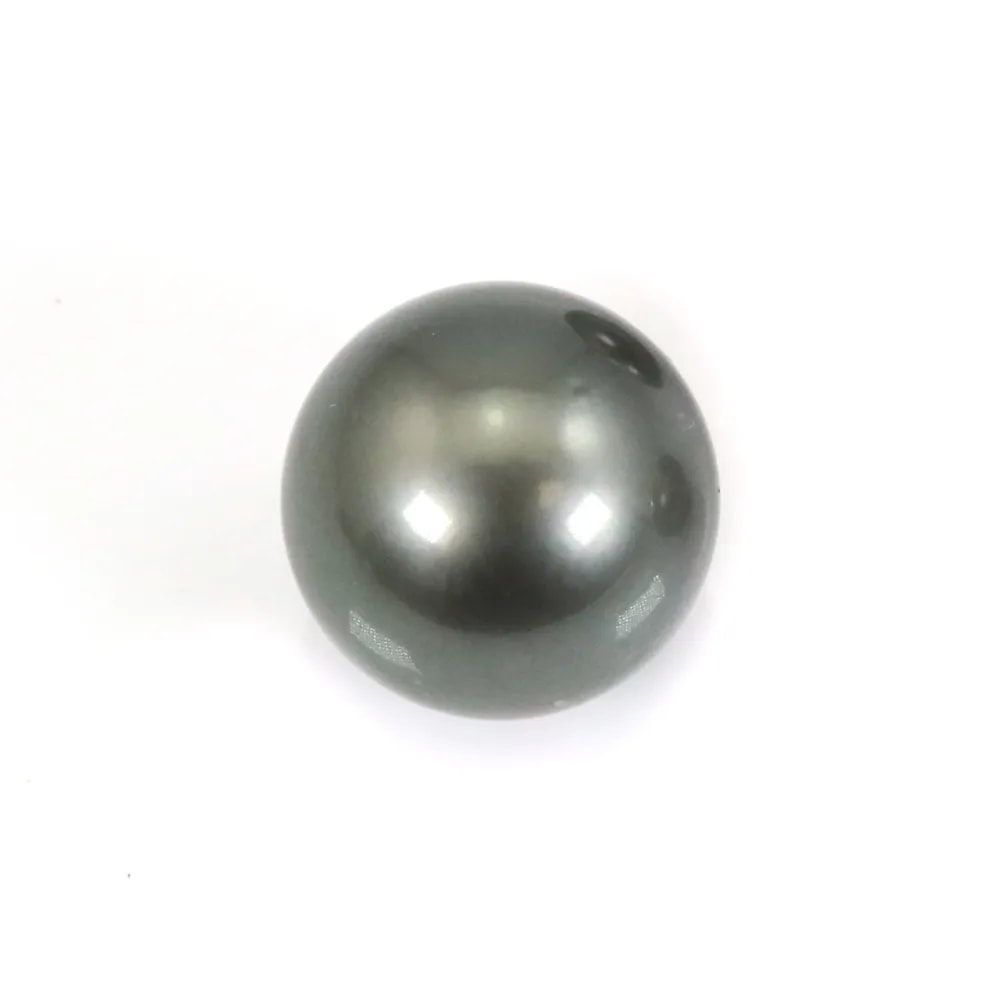 Tahiti-Zuchtperle, rund, 12.5-13mm, A-Qualität x 1pc
