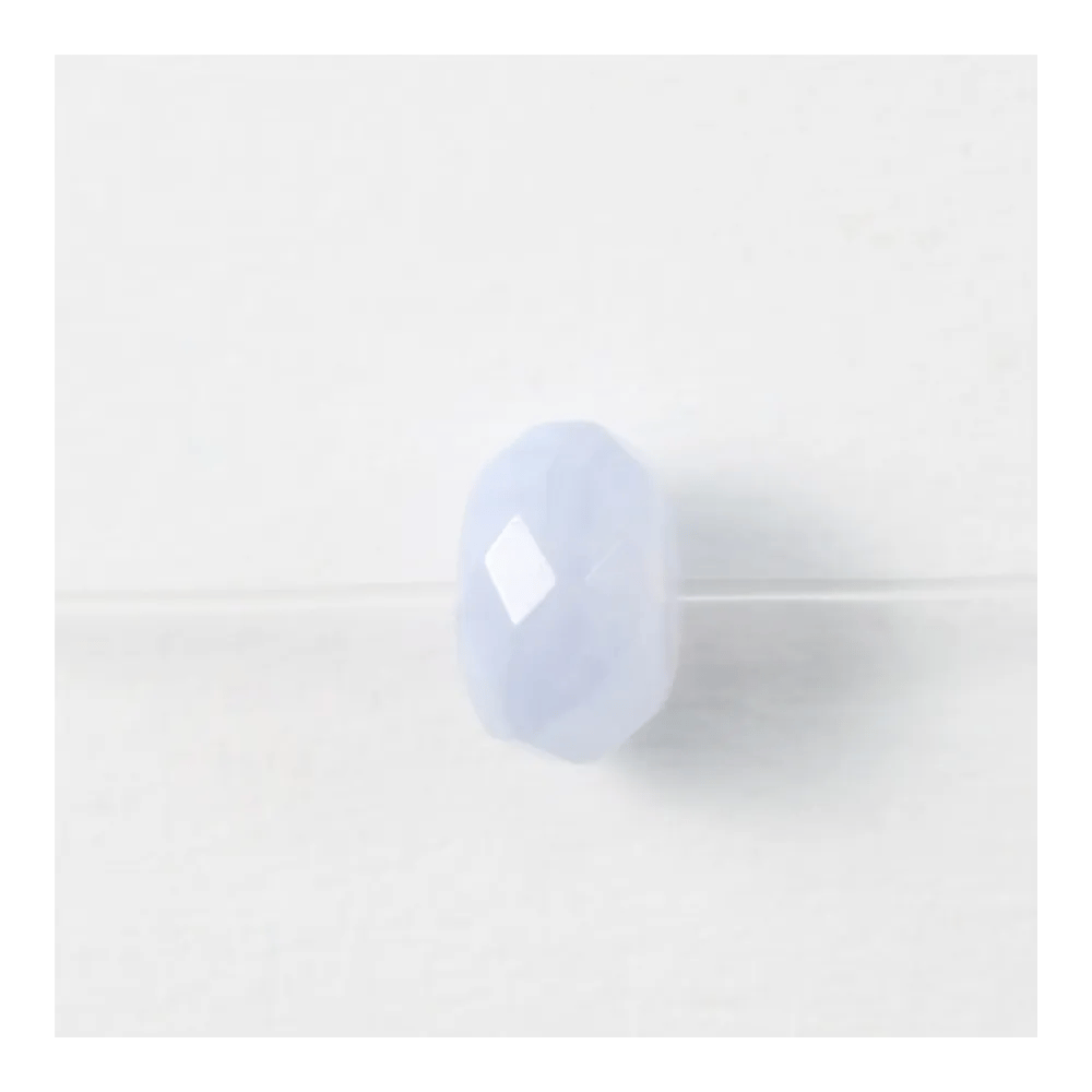 Calcédoine Rondelle Facette 3x5mm x 10pcs
