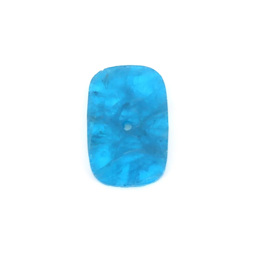 Cabochon Apatite rectangle 13.5x20mm x 1pc
