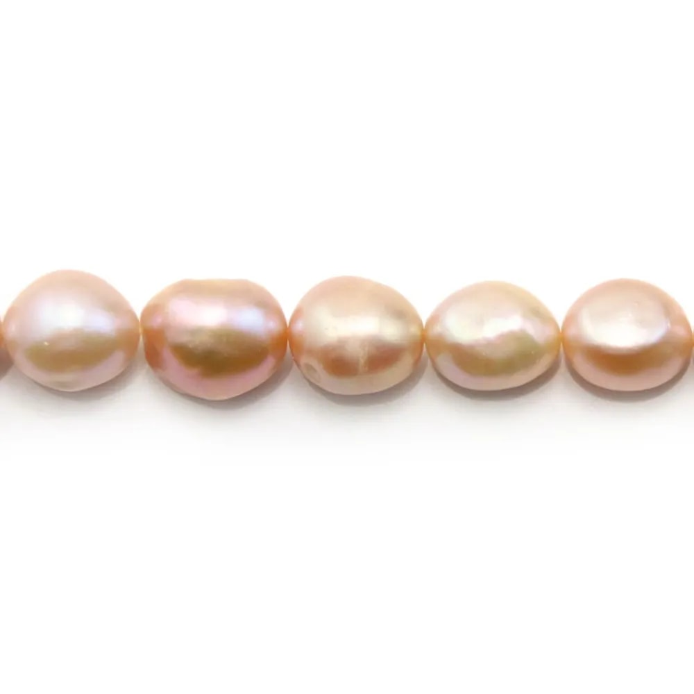 White oval freshwater pearls 7x9mm x 10pcs