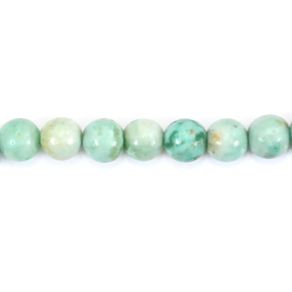 Round Peruvian turquoise 4mm x 39cm