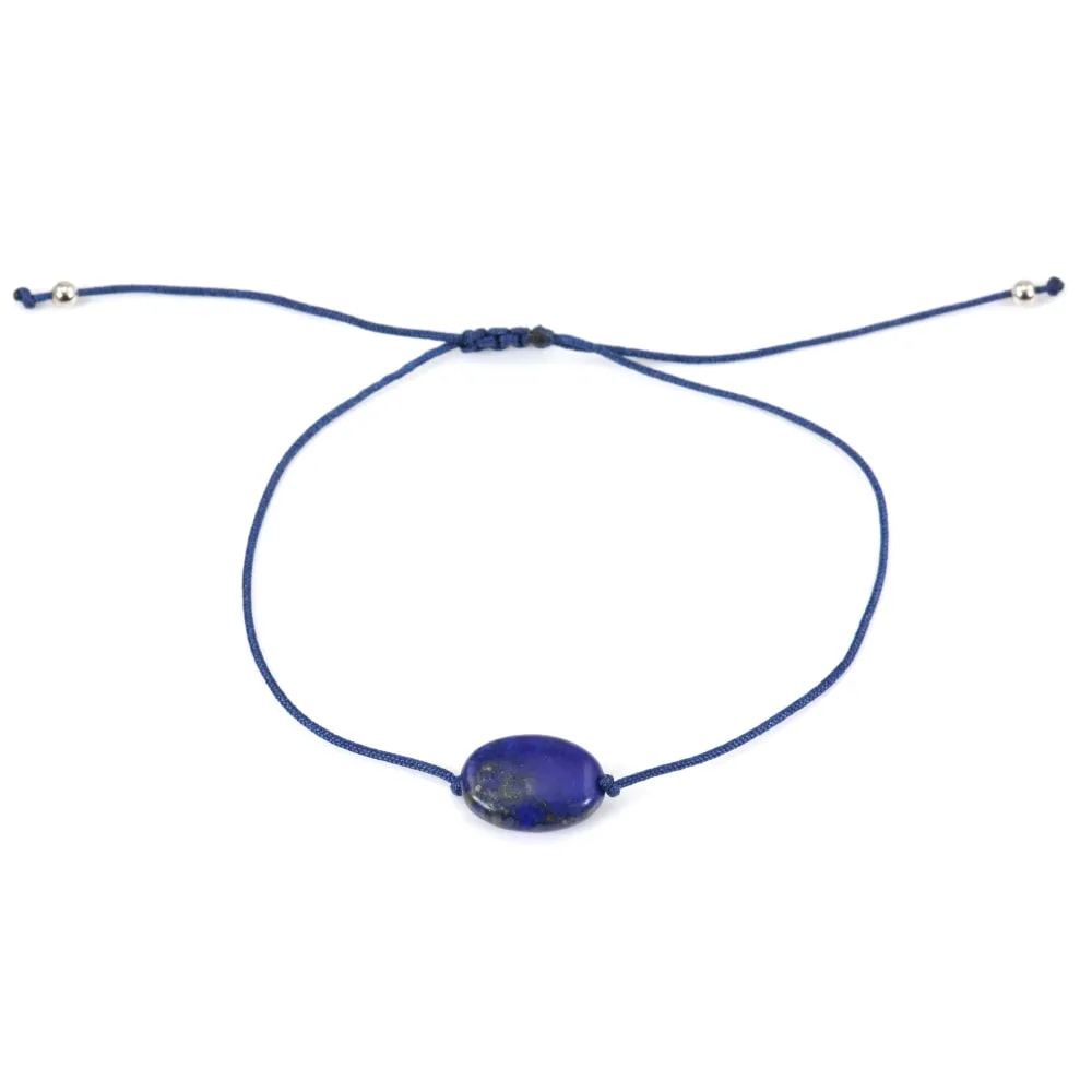 Bracelet cordon Lapis lazuli