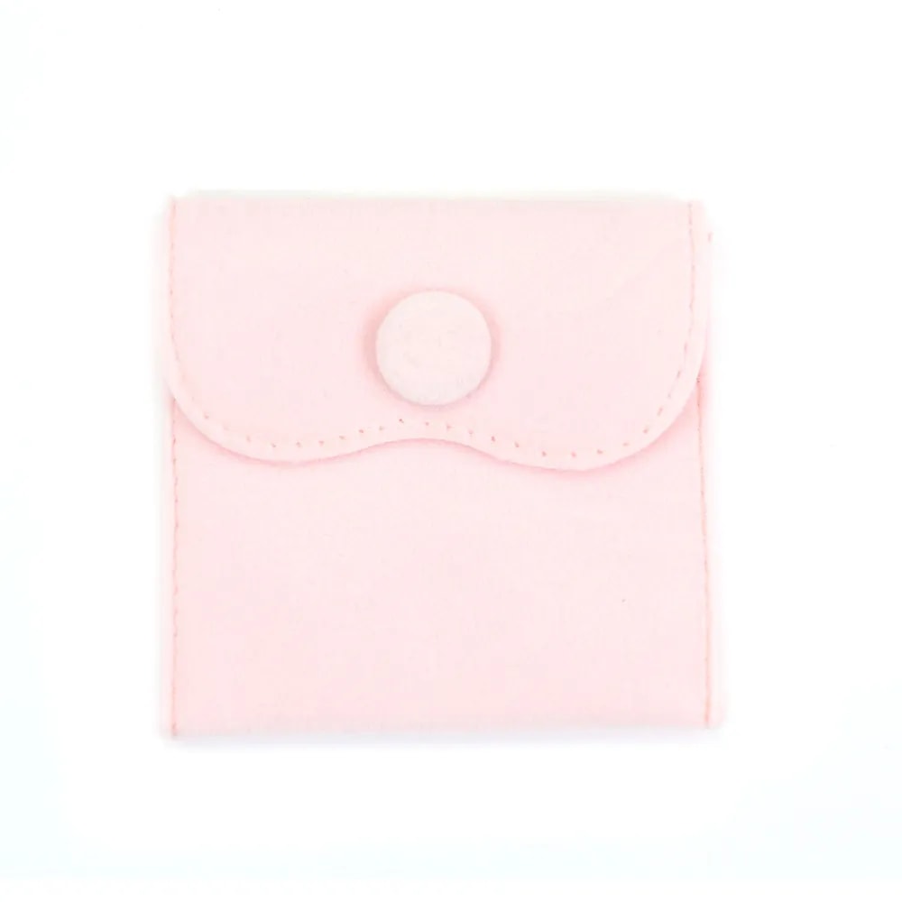 Samtbeutel rosa 7x7cm x 1St