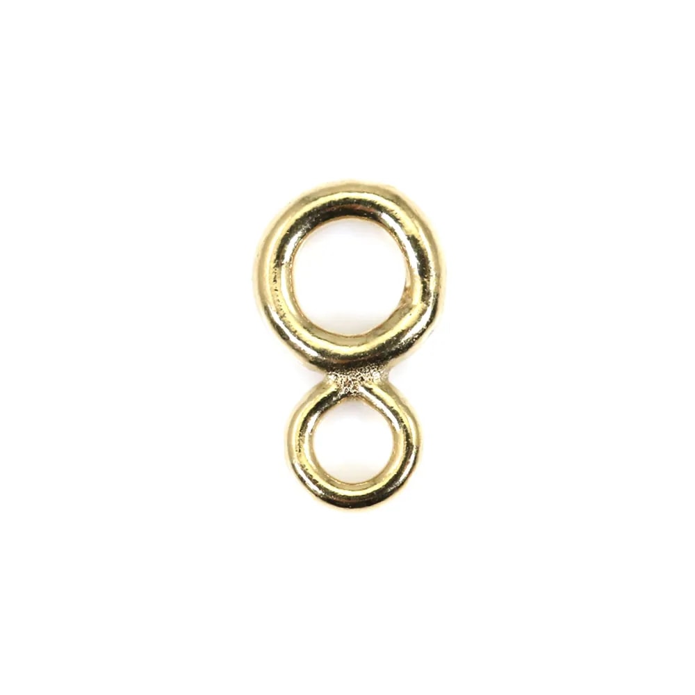 Double welded rings 4x6.8mm x 1pc