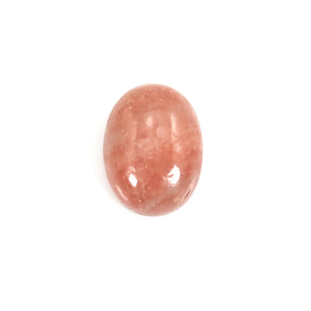 Rodocrosita oval cabujón 6x8mm x 1ud