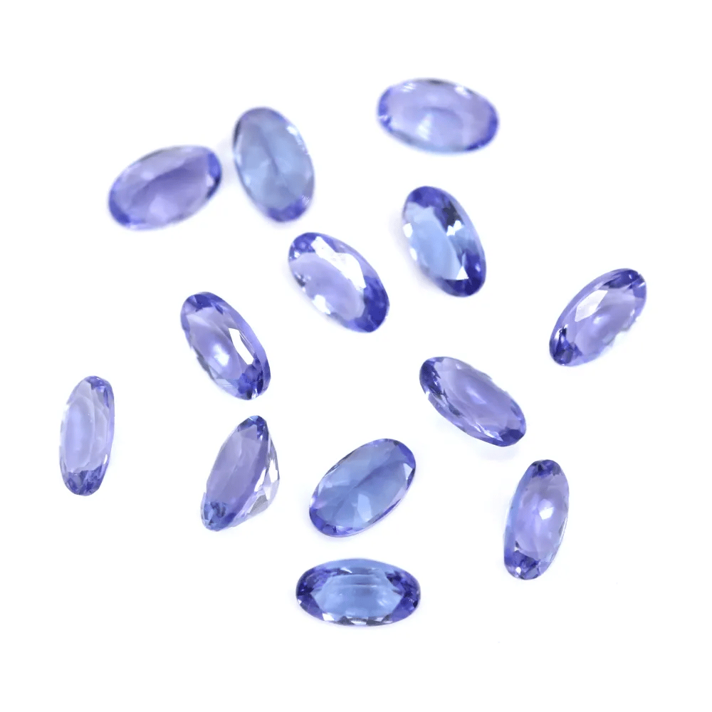 Tanzanite à sertir, ovale 3x5mm x 1pc