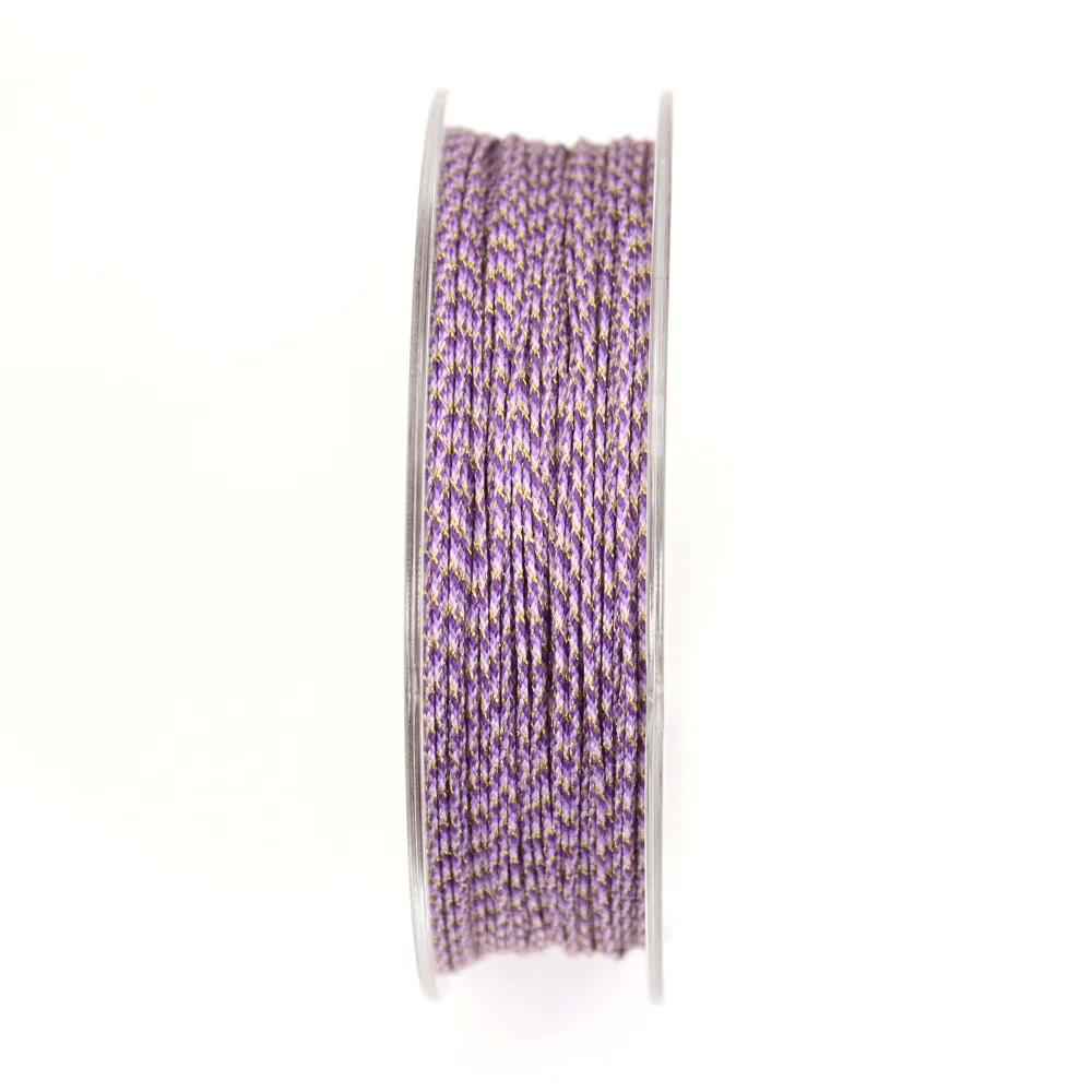 Polyestergarn mehrfarbig violett 0.9mm x 30m