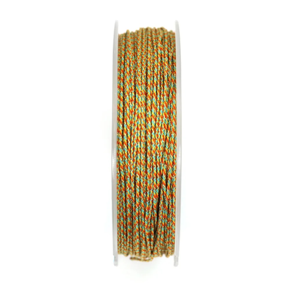 Polyestergarn mehrfarbig gelb 0.9mm x 30m