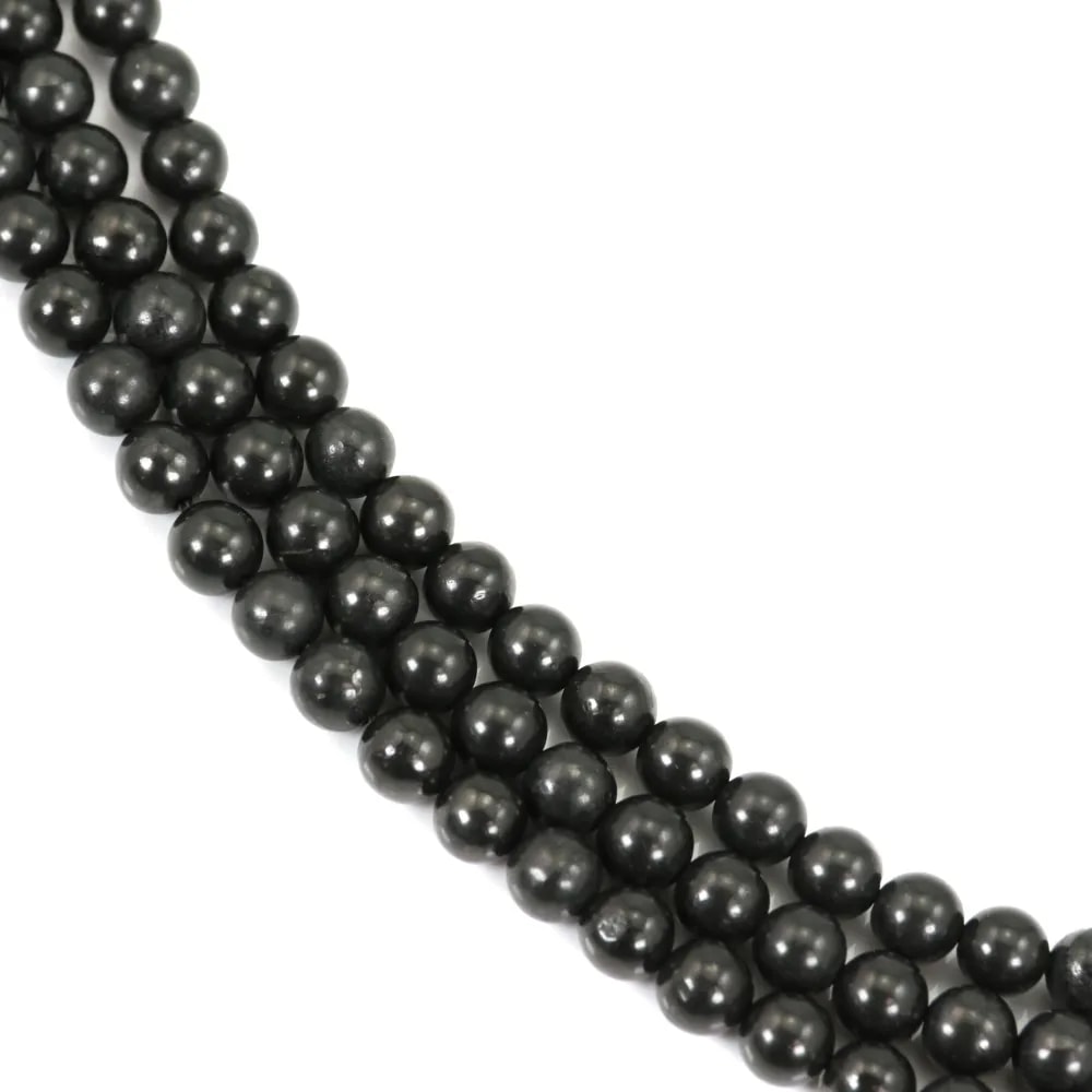 Shungite rond 4mm x 40cm