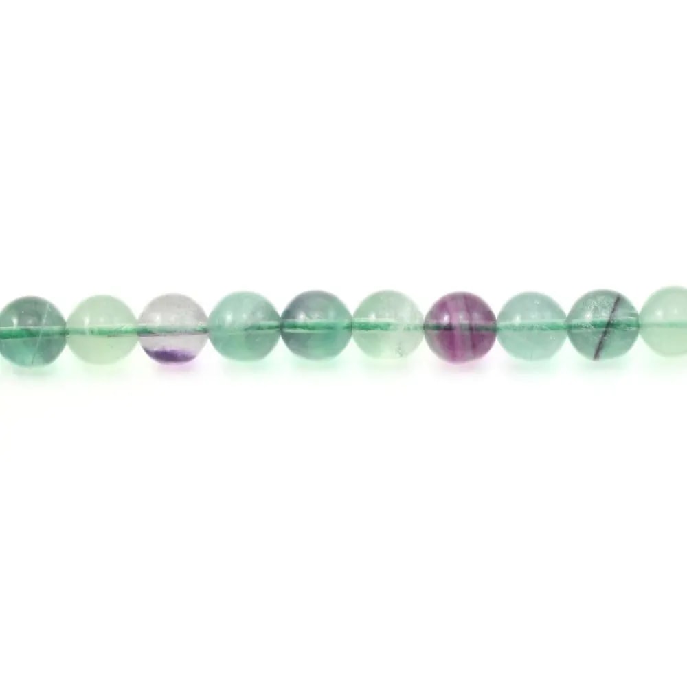 Fluorite Ronde 6.5mm x 40cm