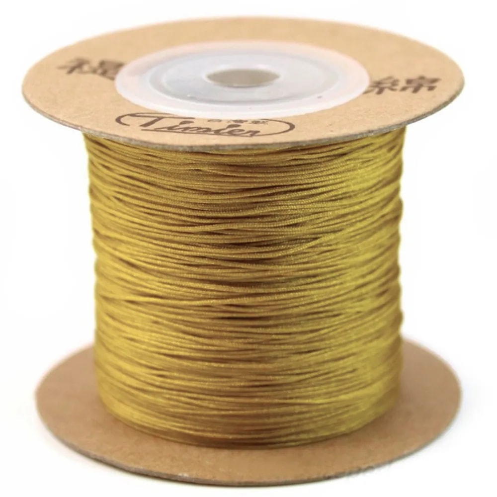 Fil polyester dore 0.5 mm x 5 m