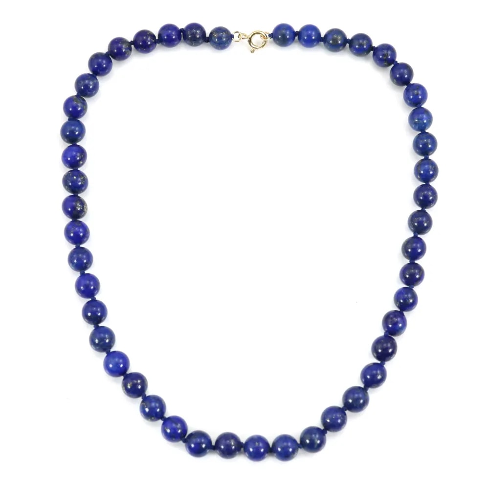 Collar Lapis Lazuli 8mm x 1pc