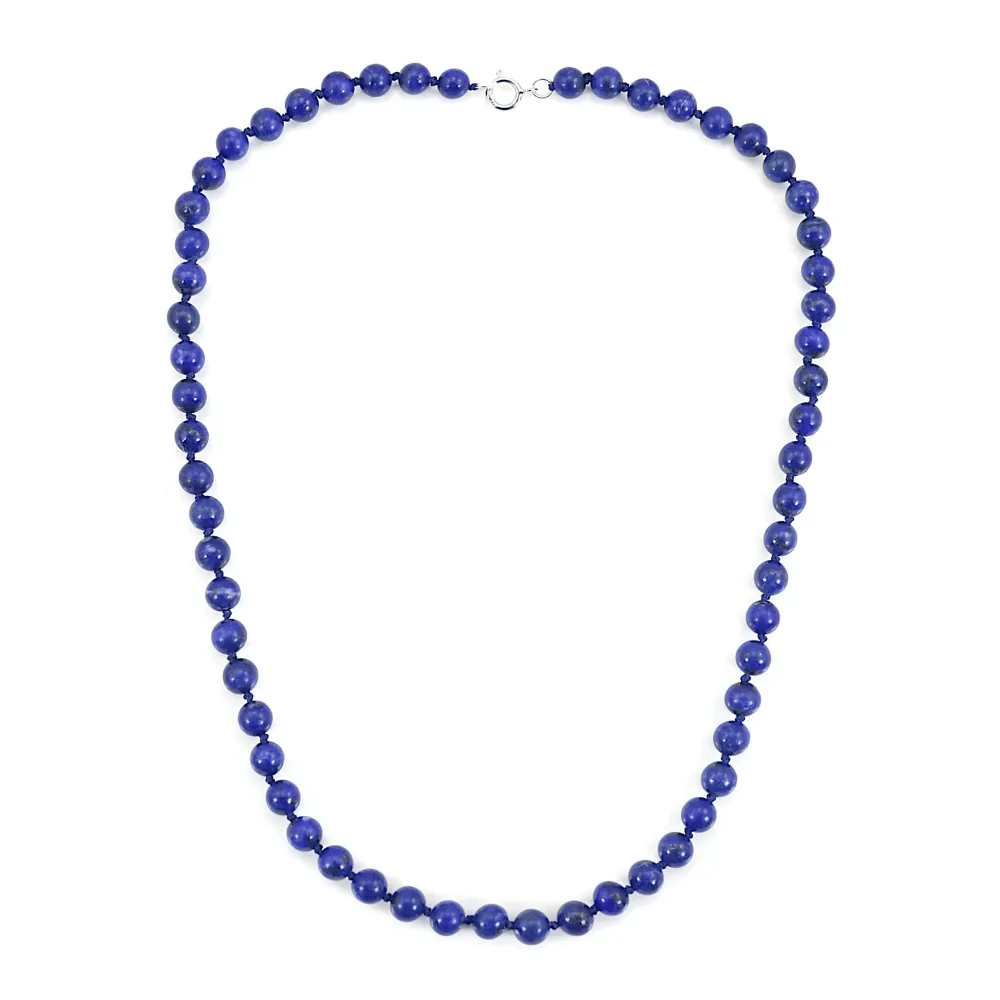 Lapis Lazuli round necklace 6mm x 1pc