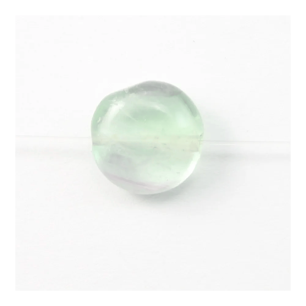 Fluorite Flat Round 8mm x 10 pcs 