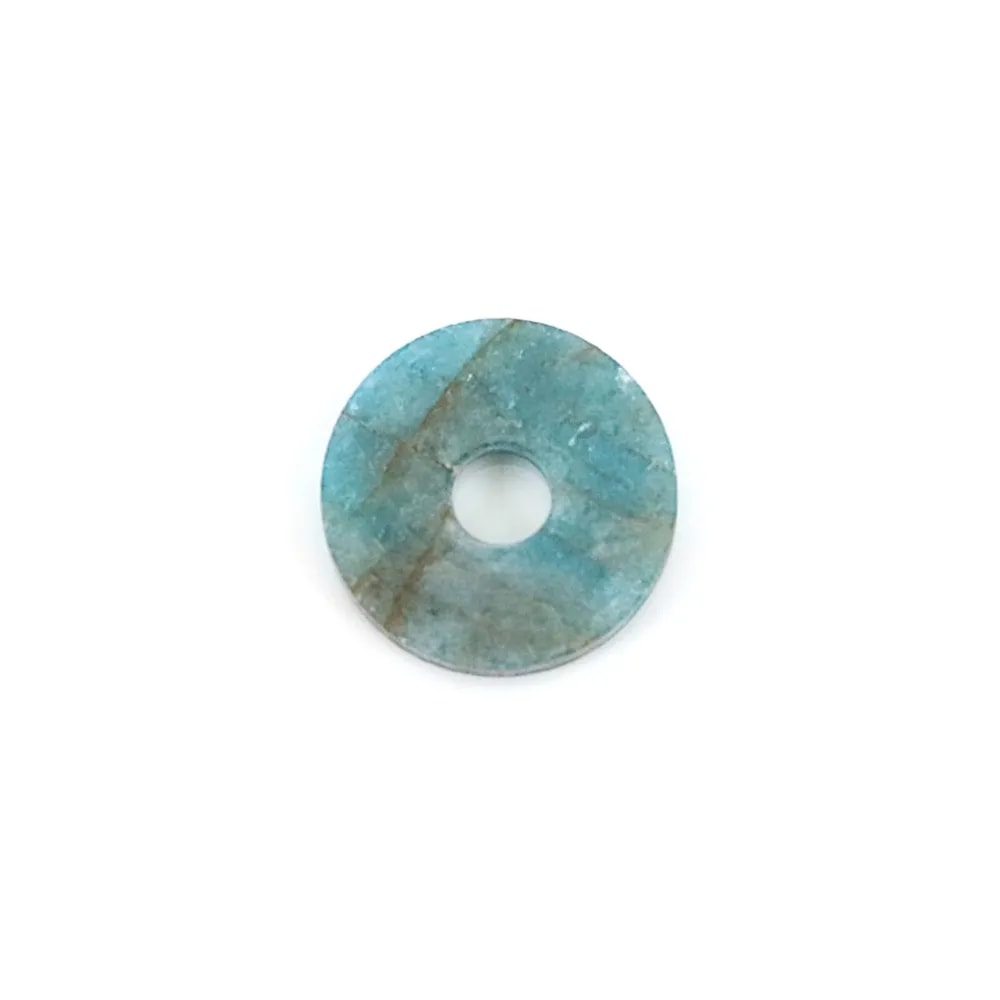 Cabochon Apatite donut 10mm x 1pc
