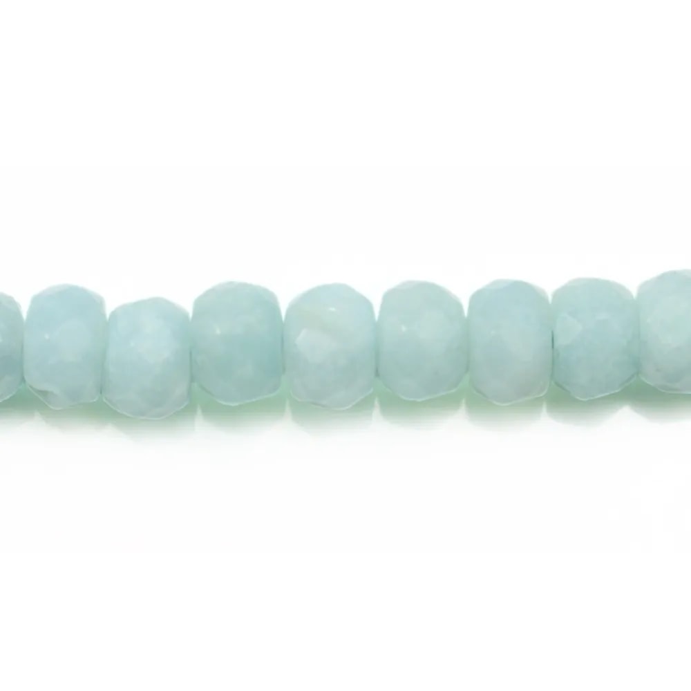Amazonite Faceted Rondelle 3x5mm x 40cm