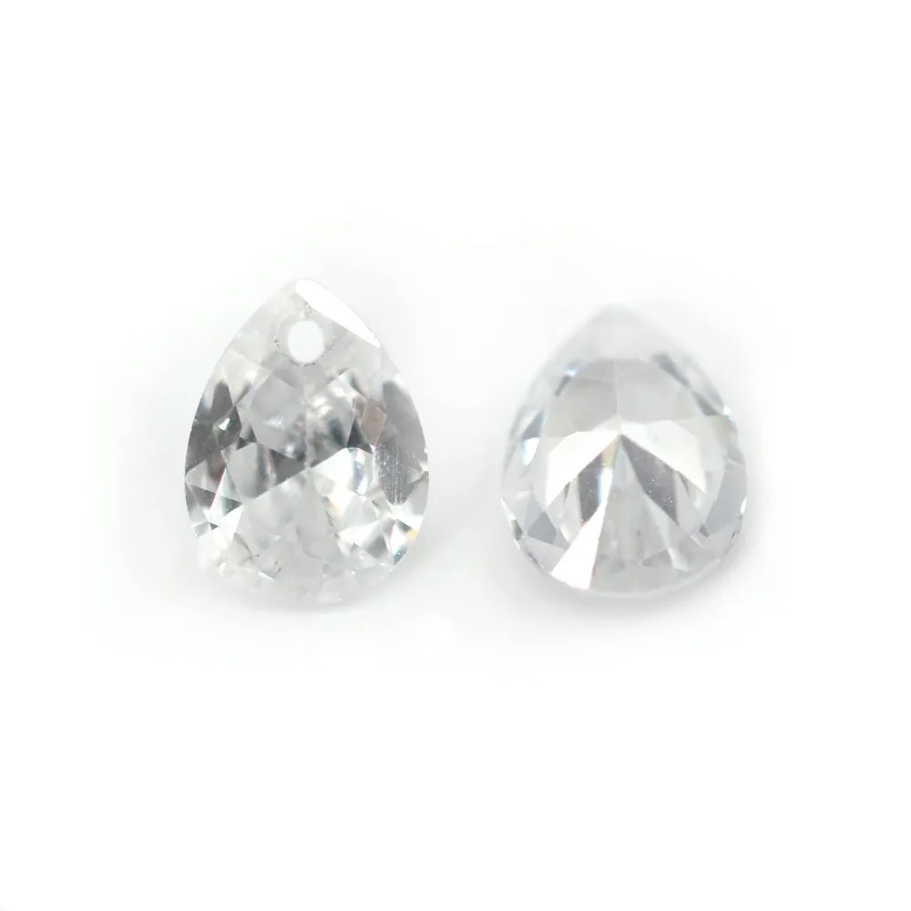 Zirkoniumoxid Tropfen Birne 4x6mm x 2pcs