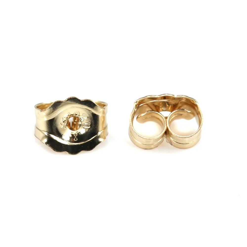 Poussoir d'oreilles 3.8x4.6mm - Gold Filled x 4pcs