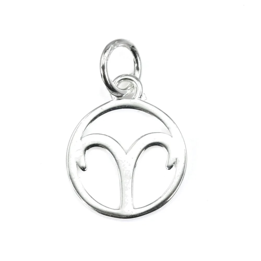 Sternzeichen Charm 10x15mm - Widder - 925 Silber x 1St