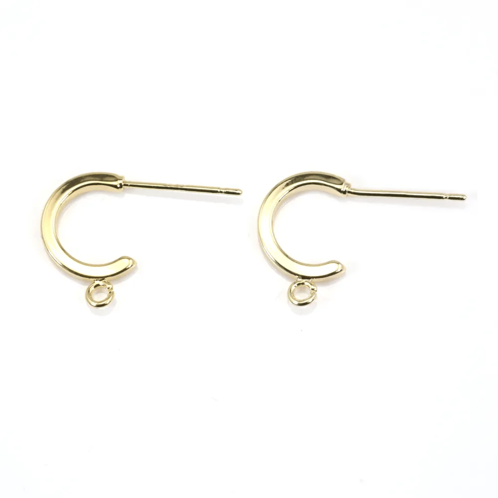 Pin Creole to decorate 11mm - Gold x 2pcs