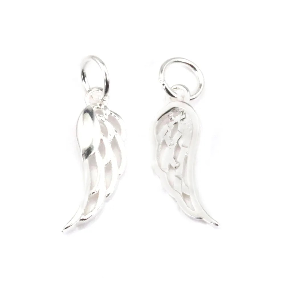 Pingente Asa 5x19mm - Prata 925 x 1 unidade